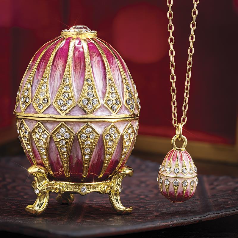 Rose Egg & Necklace